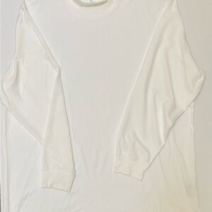 Donald Ross Core Long Sleeve Mock Neck White XXL